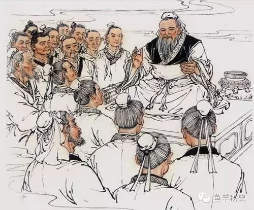 《儒释道》张福林画中国古代有三教